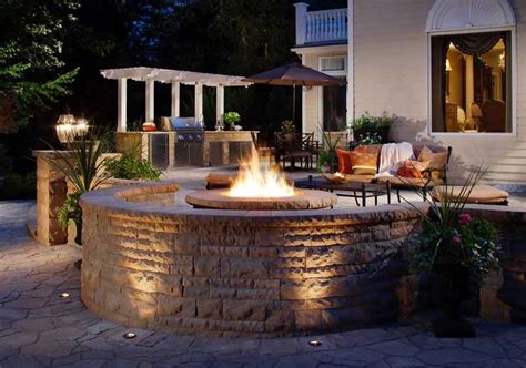 Bbqs Fire Pits Black Diamond Paver Stones Landscape