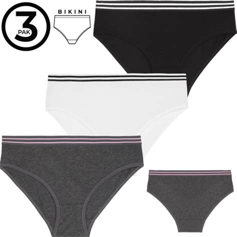 Figi bikini damskie bawełniane klasyczne 3 pak 14191443460 Allegro pl