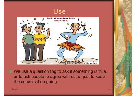 Question Tags Grammar Guide English Esl Powerpoints