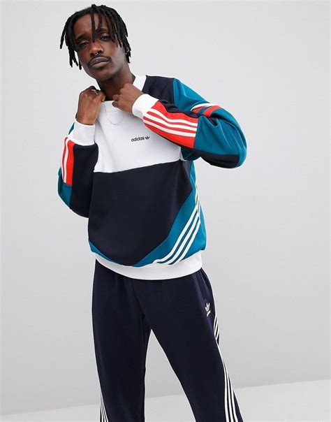 Adidas Originals Nova Retro Sweatshirt In Blue Ce4851 Blue