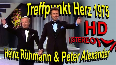 Heinz Rühmann und Peter Alexander Treffpunkt Herz 1975 Bild in 4 3 HD