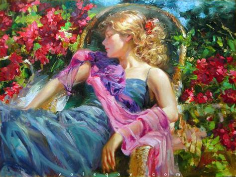 Volegov Sleeping Girl Painting