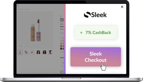 sleek cash  seamless checkout  browser extension