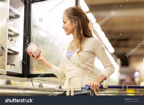 Sale Food Shopping Consumerism People Concept Stock Photo