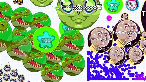 FUNNY AGAR IO AFK TROLL AGARIO MOBILE TAKEOVER GAMEPLAY YouTube