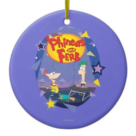 This is great for Phineas and Ferb 1 Christmas Ornaments Phineas and ...