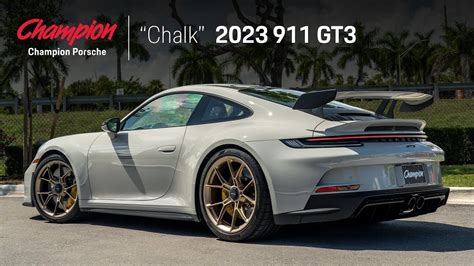 Champion Porsche 2023 911 Gt3 In Chalk Paint Youtube