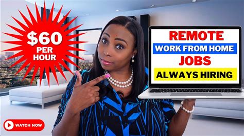 Reputable Companies Always Hiring Remote Jobs Youtube