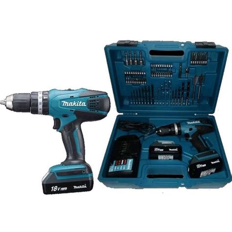 Makita HP457DX100 Perceuse visseuse à percussion sans fil 18V Ø 13 mm