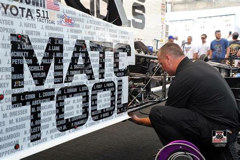 Antron Brown Team Racing At The Summer National S In The Matco Tools