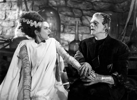 Solve ELSA LANCHESTER And BORIS KARLOFF In BRIDE OF FRANKENSTEIN