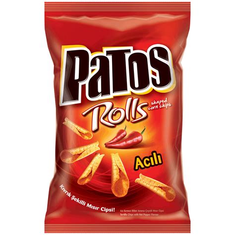 Patos Rolls Acı Biber Aromalı Çeşnili Mısır Cipsi 109 G OnuAl Fiyat