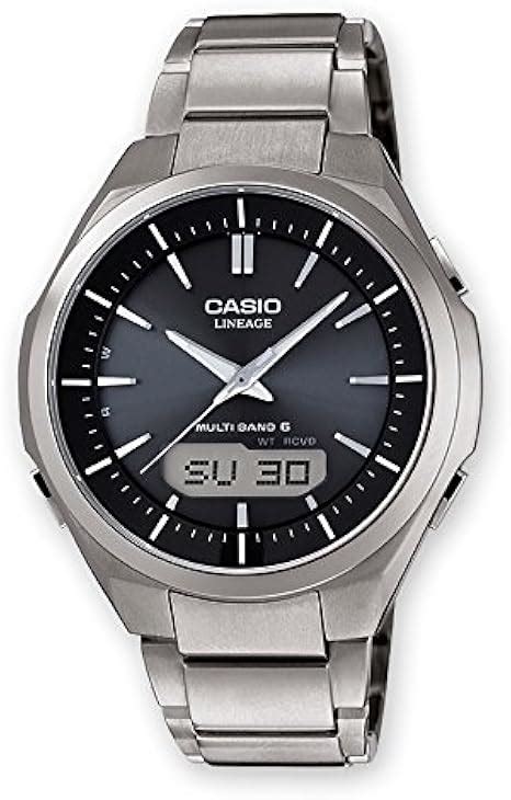 Casio WAVE CEPTOR Reloj Radiocontrolado Y Solar Cristal De Zafiro Caja