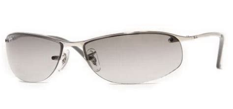 Ray Ban Rb3179 Top Bar Oval 00311 Sunglasses Silver Visiondirect