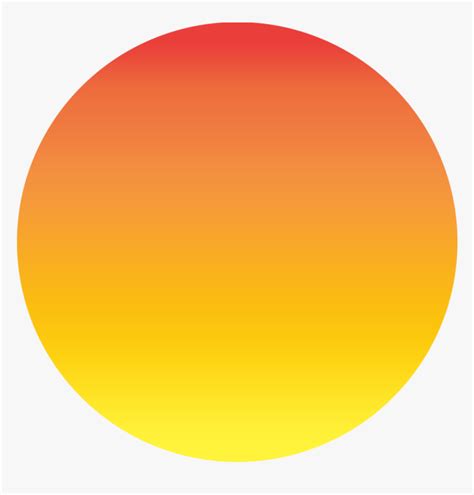 Colorful Circle Design | Orange Yellow And Red Circle, HD Png Download