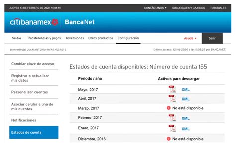 Consultar Estado De Cuenta Citibanamex