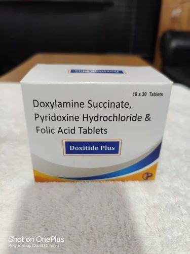 Doxitide Plus Doxylamine Succinate Pyridoxine Hydrochloride Folic Acid