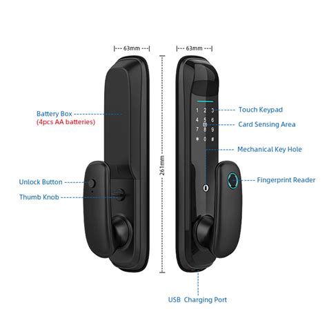 Serrure Intelligente Serrure De Porte D Empreinte Digitale Sans Cl