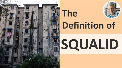 The Meaning Of Squalid Squalid In A Sentence