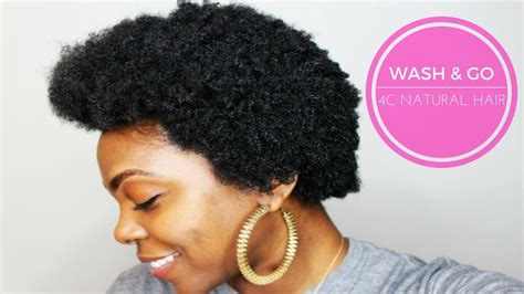 Wash Go C Natural Hair Using As I Am Youtube