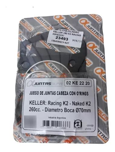 Junta Cabeza Cilindro Keller 260 Racing K2 Naked K2 Mav