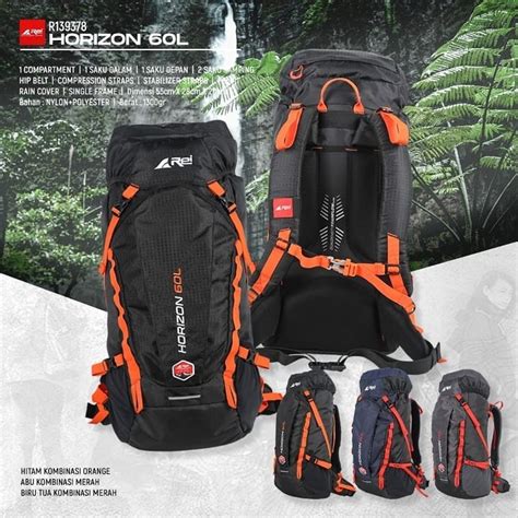 Jual TAS GUNUNG CARRIER AREI HORIZON 60L Shopee Indonesia