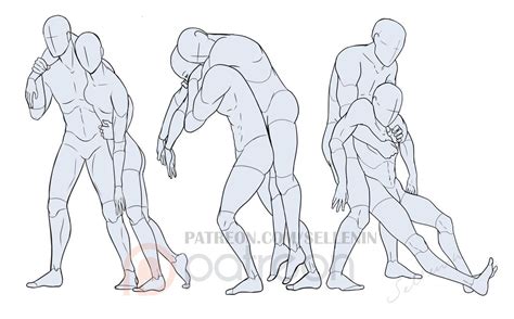 Wounded Dynamic Pose Drawing Reference