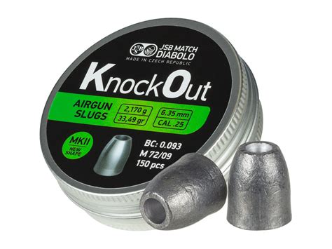 Jsb Knockout Mkii Slugs Cal Gr Ct Airgun Depot