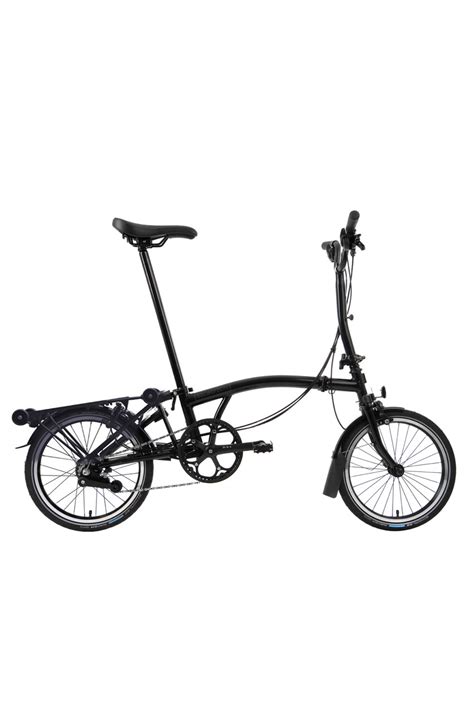 2023 Brompton C Line Explore Bike Mid Handlebar With Mudguard Rack