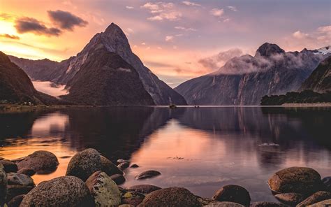 Fiordland National Park Wallpaper K Milford Sound