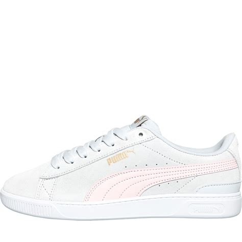 Buy Puma Womens Vikki V Trainers Silver Mist Whisp Of Pink Puma Gold