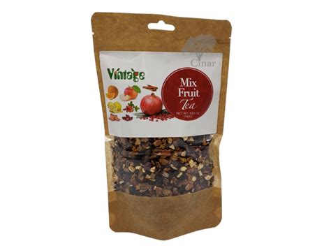 Vintage Mix Fruit Tea Karisik Meyve Cayi 4 9 Oz 140 Gr Cinar