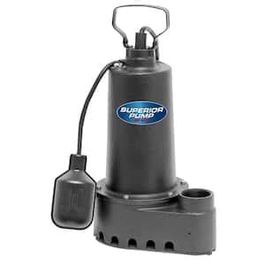 Superior Pump Hp Submersible Cast Iron Effluent Pump The