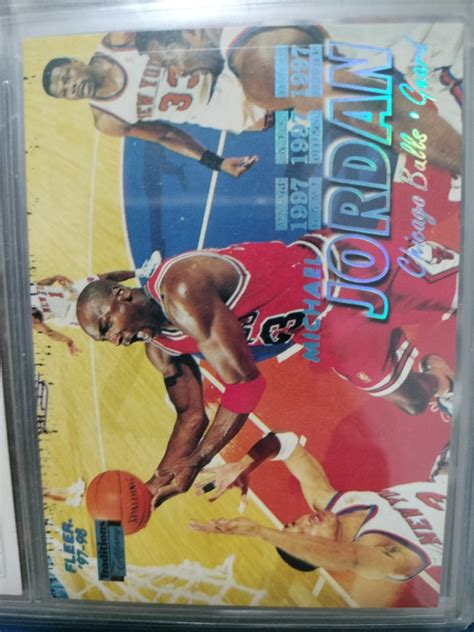 Michael Jordan Fleer Tiffany Nba Basketball Card Hobbies Toys Toys