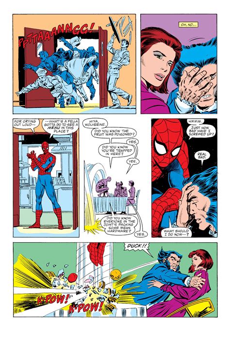 One Of My Favorite Team Up Stories Spider Man Vs Wolverine 1987 Rcomicbooks