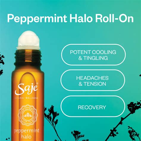 Peppermint Halo Headache Remedy Duo Saje Natural Wellness