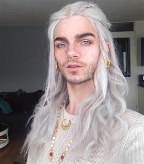 What do you think of long white hair on men? - GirlsAskGuys