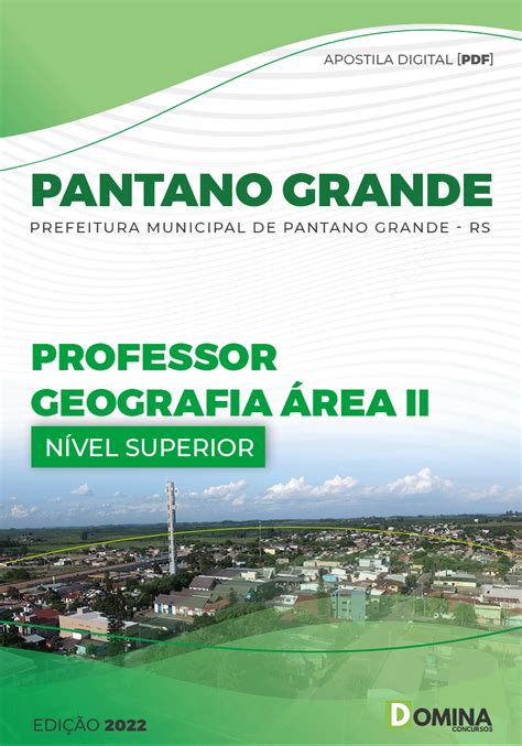 Apostila Pref Pantano Grande Rs Professor Geografia Rea Ii