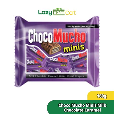 Lazycart Choco Mucho Minis Milk Chocolate Caramel 160g Sweet