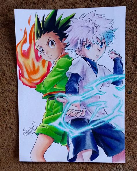 My Drawing Of Killua And Gon Hunterxhunter Hot Sex Picture