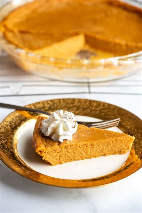 Skinny Crustless Pumpkin Pie Recipe Make It Skinny Please