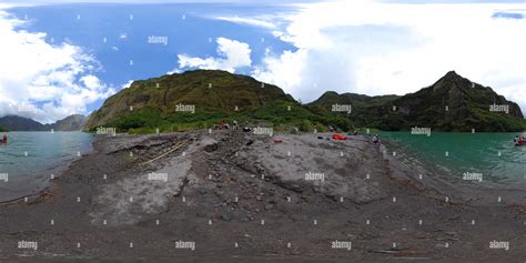 360° view of Mt Pinatubo Crater Lake - Alamy