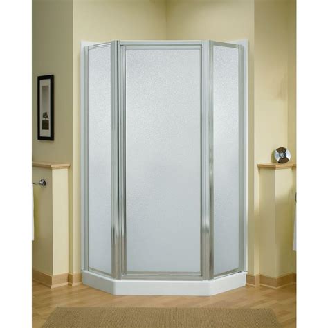 Sterling Intrigue 27 9 16 In X 72 In Framed Neo Angle Shower Door In