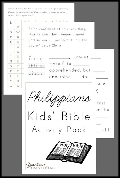 Free Printable Bible Study On Philippians - Printable Word Searches