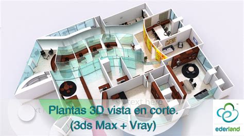 Plantas Arquitectónicas en 3D ( 3ds MAx + Vray) - YouTube