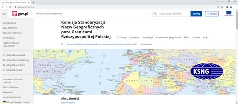 Podsumowanie Roku Nazewnictwo Geograficzne Na Obszarze Polski