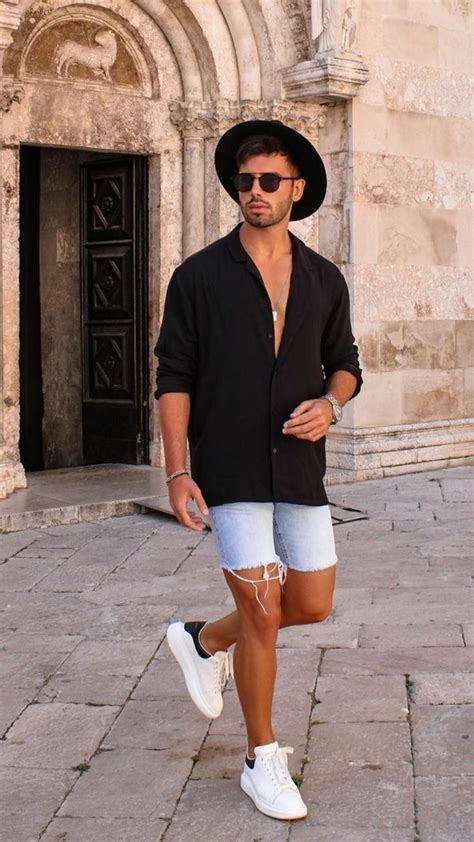 Pin By Arturo Galicia On Atuendo Informal Summer Outfits Men