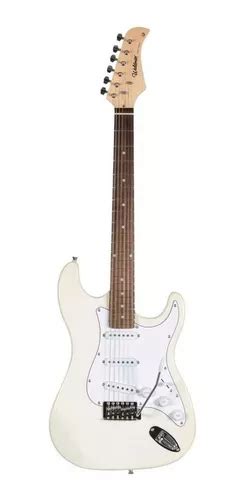 Guitarra El Trica Waldman Street St De Madeira Maci A White