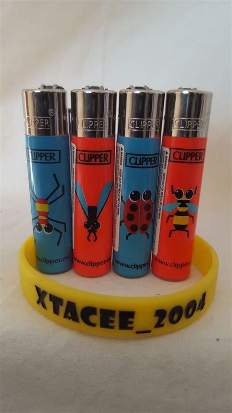 Clipper Mini Original Lighters Small Cute Insects Bugs Creepy Setclearance