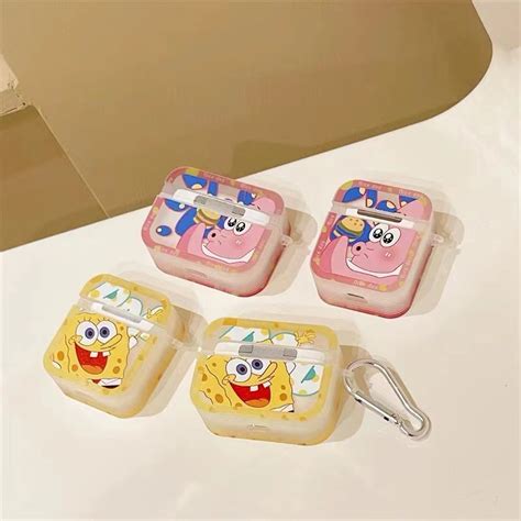 Case Airpods Gen Pro Silicone Spongebob Airpods Case Gen Pro